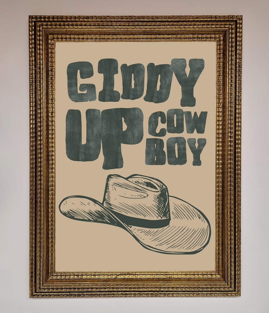 Giddy Up Framed Poster