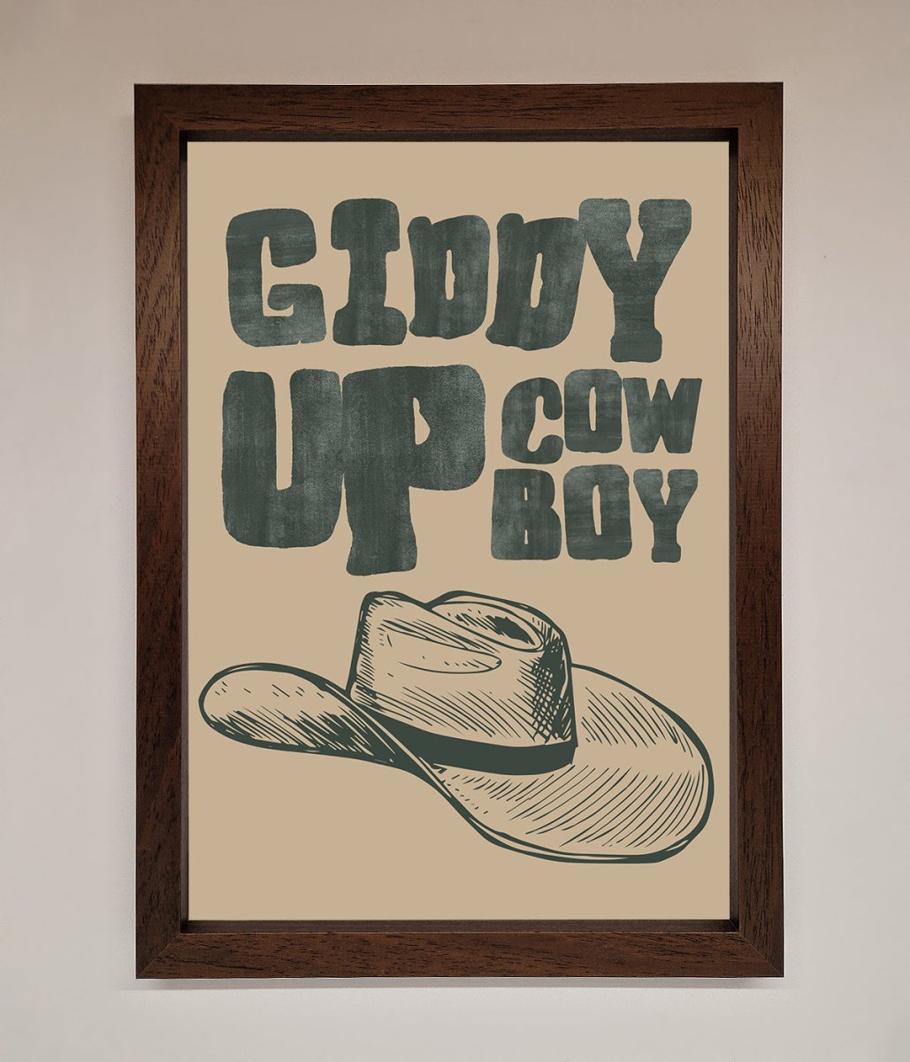 Giddy Up Framed Poster