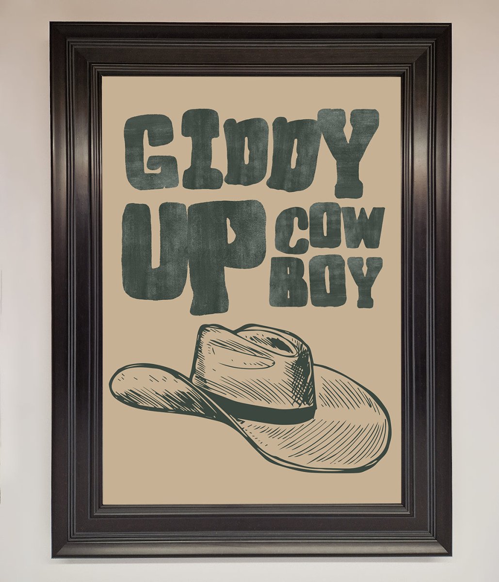 Giddy Up Framed Poster