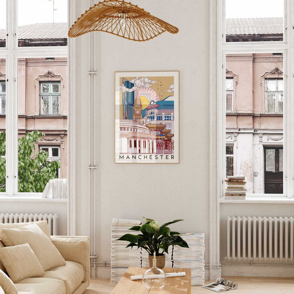 Manchester Art Print Illustration