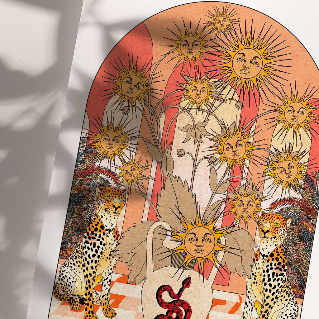 Sun Flowers Art Print